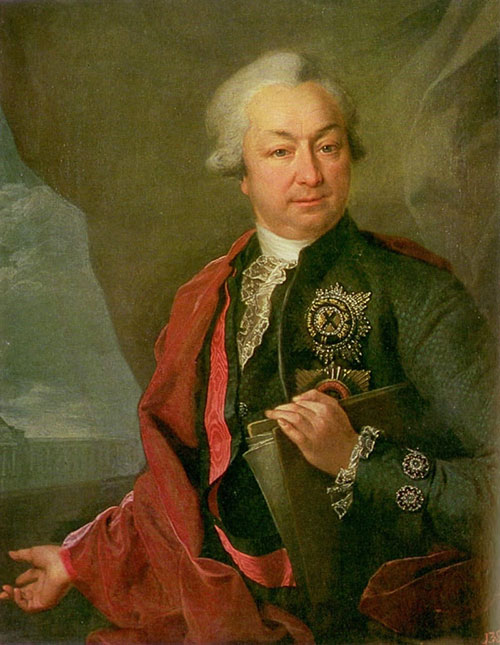 Портрет Ивана Ивановича Шувалова, художник Д. Левицкий