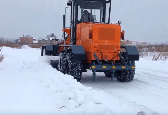 автогрейдер - уборка снега