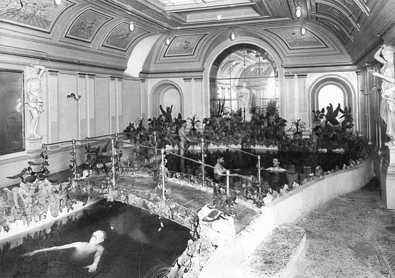 «Дом народного здравия» — бассейн, старое фото