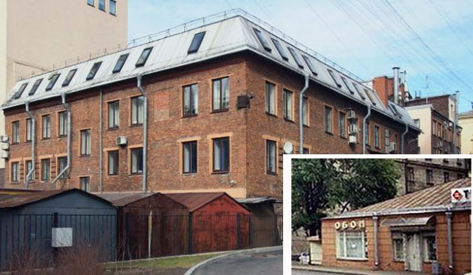 Ленинградская фабрика обоев и магазин