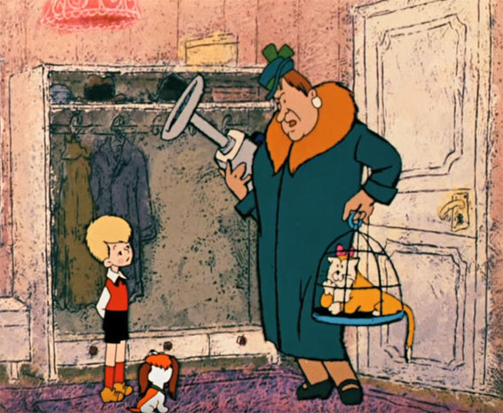 Фрекен Бок и малыш, кадр из мультфильма