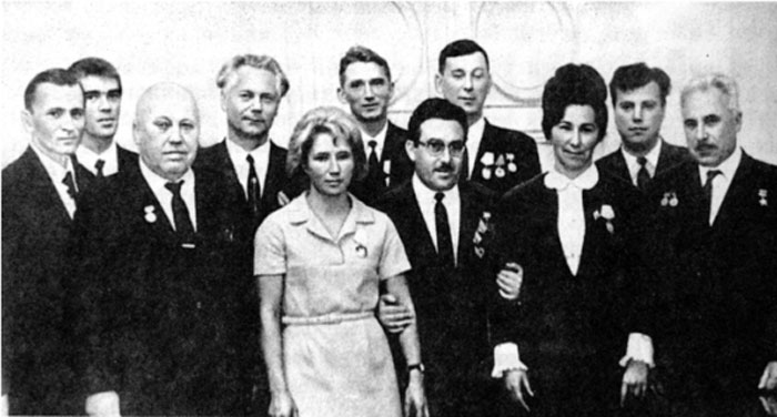Группа  награжденных в 1970 году