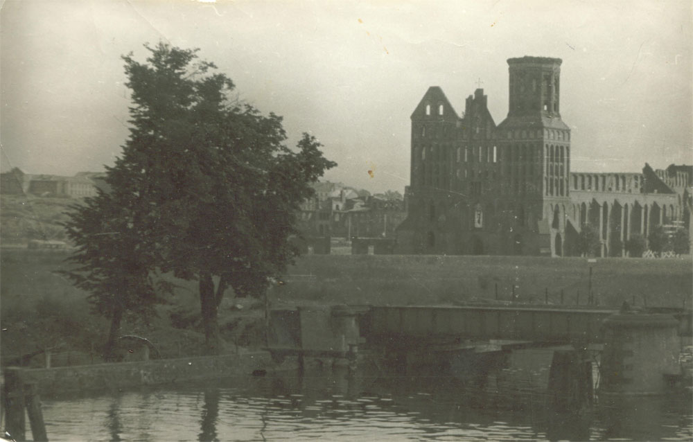 Фото полуразрушенного Кафедрального собора из личного архива, 1959 год