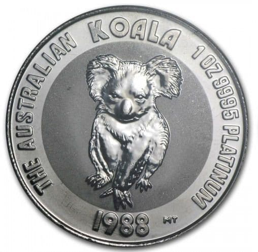 платиновая монета «Коала» 
