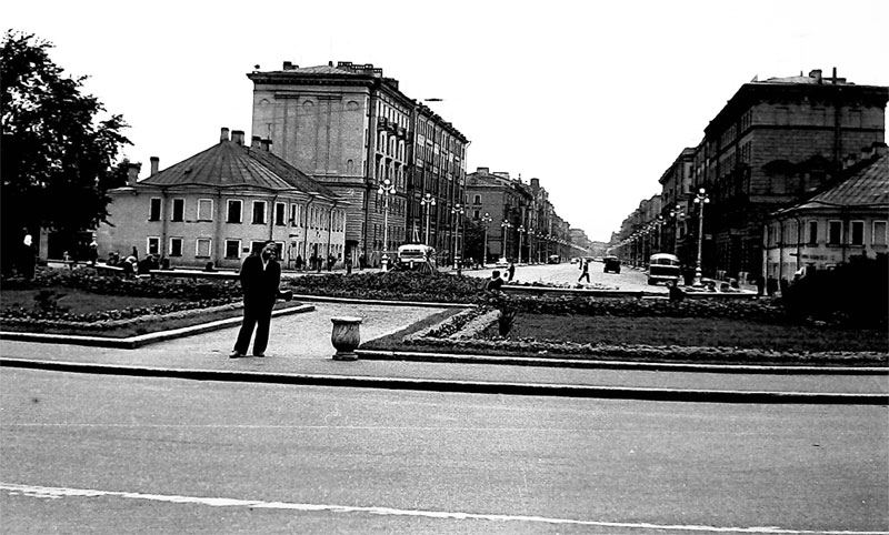Площадь Александра Невского — фото 1950-е года