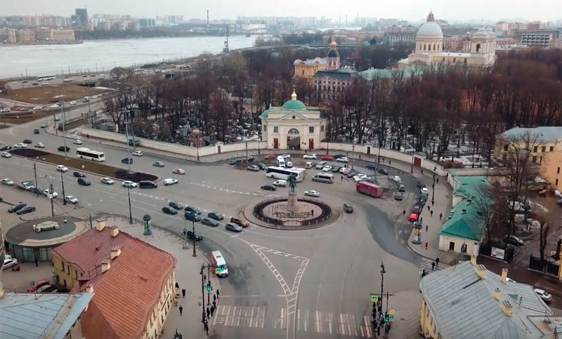 Площадь Александра Невского — современное фото