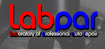 логотип автосервиса Лабпар