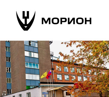 логотип АО «Морион», здание предприятия