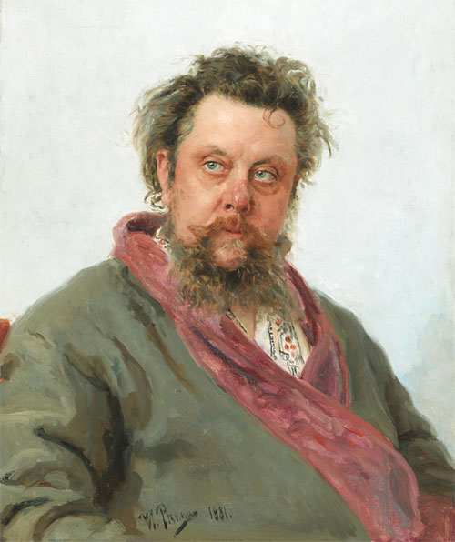 Портрет М.П. Мусоргского, художник И.Е. Репин, 1881 г.