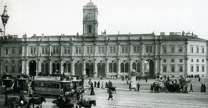 Николаевский вокзал, Знаменская площадь, старое фото
