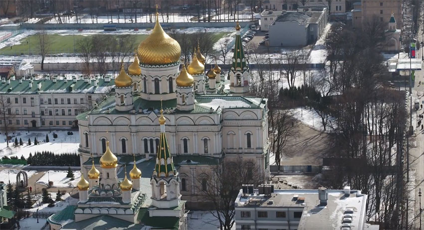 Воскресенский Новодевичий монастырь, Московский проспект, современное фото