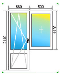 окно и балкон, серия 137