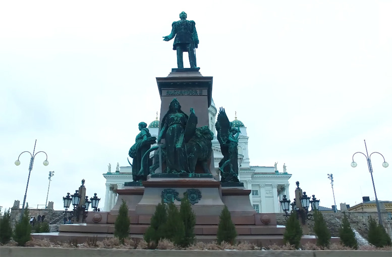 Памятник Александру II, Хельсинки, скульптор - Вальтер Рунеберг