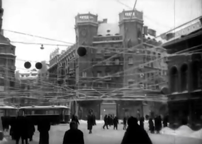 Площадь Льва Толстого, фото блокадного Ленинграда
