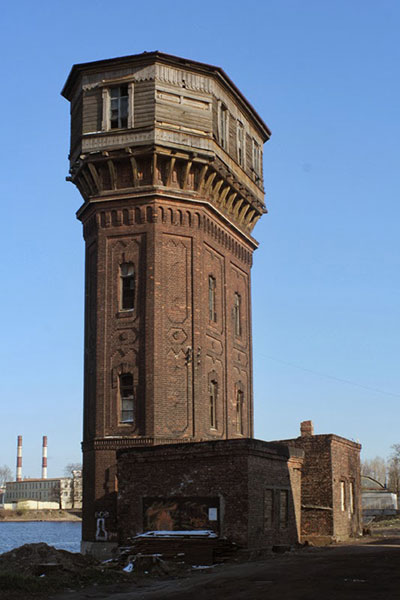 водонапорная башня у Галерной гавани (Шкиперский проток, 25)