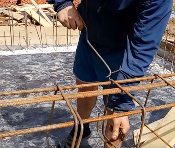 вязание арматуры крючком